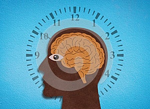 Biological Clock and Circadian Rhythm - Conceptual Illustration