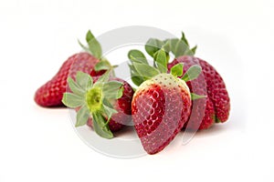 Biological fresh strawberries -