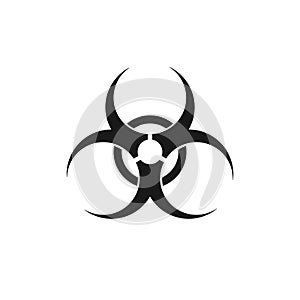 Biological hazard icon.