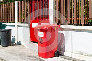 Biological Hazard Infecting Red Trash