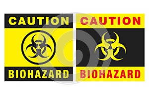 Biological hazard sign of dangerous Toxic clipart