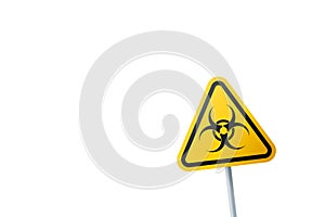 Biological hazard symbol.