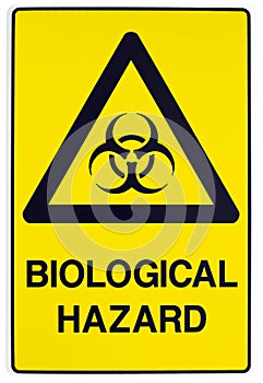 Biological hazard warning sign