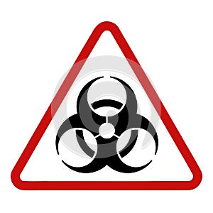 Biological hazard warning sign