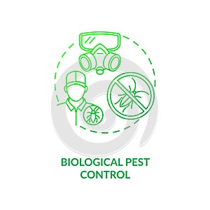 Biological pest control concept icon