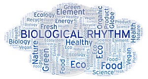 Biological Rhythm word cloud.