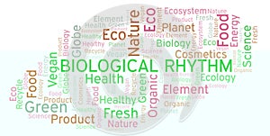Biological Rhythm word cloud.