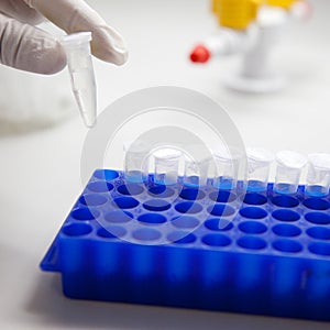 Biological solution in eppendorf