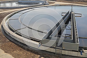 Biological wastewater treatment is carried out in photo