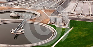 Biological wastewater treatment plant