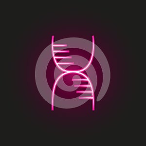 biology neon style icon. Simple thin line, outline  of education icons for ui and ux, website or mobile application