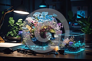 Bioluminescent Desk Organizers Living Organizational Aids