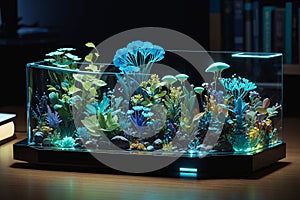 Bioluminescent Desk Organizers Living Organizational Aids