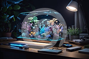 Bioluminescent Desk Organizers Living Organizational Aids