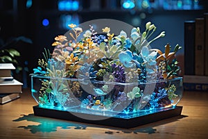 Bioluminescent Desk Organizers Living Organizational Aids