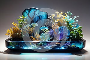 Bioluminescent Desk Organizers Living Organizational Aids