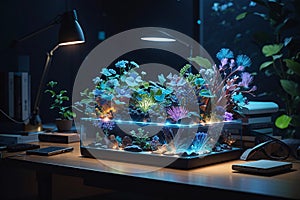 Bioluminescent Desk Organizers Living Organizational Aids