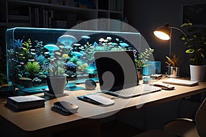 Bioluminescent Desk Organizers Living Organizational Aids