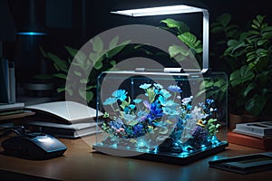 Bioluminescent Desk Organizers Living Organizational Aids