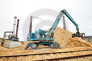 Biomass energy factory and tractor