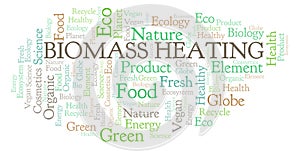 Biomass Heating word cloud.