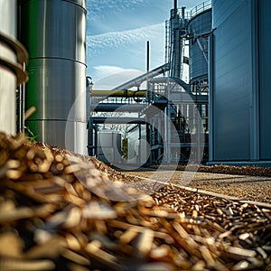 Biomass Power Plant Exterior