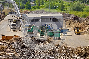 Biomass in power station