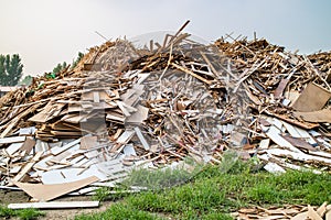 Biomass from wood waste, pelets, woodchip