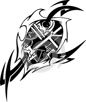 Biomechanical Designs - vector illustration