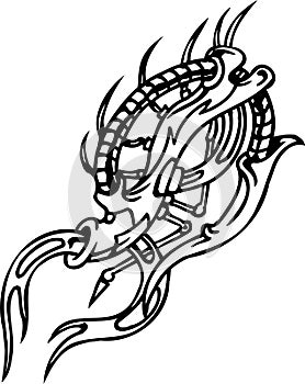 Biomechanical Designs - vector illustration