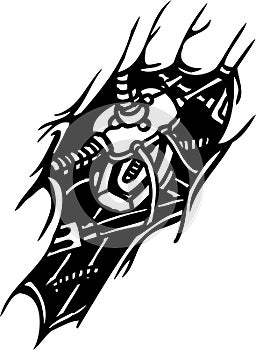 Biomechanical Designs - vector illustration