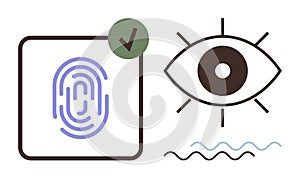 Biometric Authentication with Fingerprint and Eye Scan Concept for Secure Access