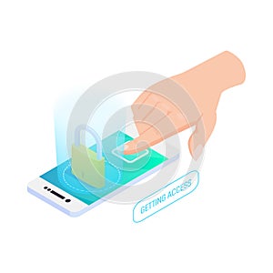 Biometric Authentication Icon