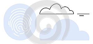 Biometric Fingerprint and Cloud Elements for Digital Security and Cloud Computing