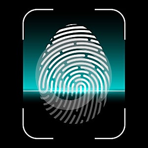 Biometric Fingerprint Scan