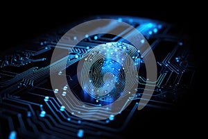 Biometric identification fingerprint scanning The system of fingerprint scanning - biometric security devices