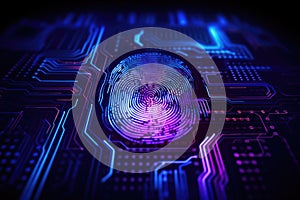 Biometric identification fingerprint scanning The system of fingerprint scanning - biometric security devices