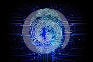 Biometric identification fingerprint scanning The system of fingerprint scanning - biometric security devices