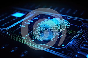 Biometric identification fingerprint scanning The system of fingerprint scanning - biometric security devices