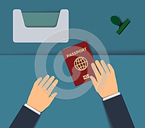 Biometric passport control