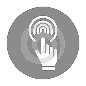 Biometric reader Isolated Vector icon which can easily modify or edit