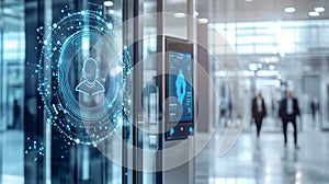 Biometric Security System with Advanced Technology Display