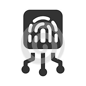 Biometric technology icon
