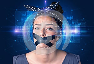 Biometric verification - woman face detection