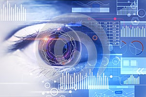 Biometrics, id and future concept