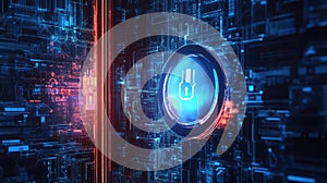 biometrics illuminating effect on advanced smart lock system technology