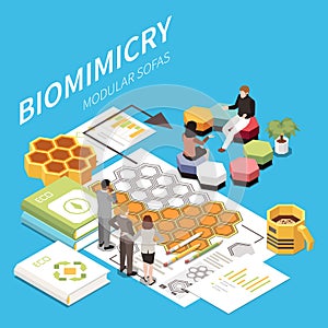 Biomimicry Isometric Background photo