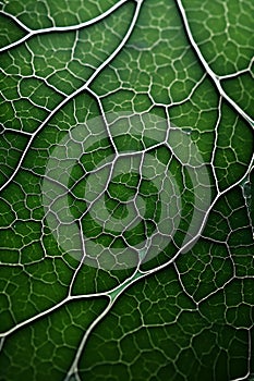 Biomorphic design tree leaf macro.