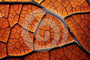 Biomorphic design tree leaf macro.