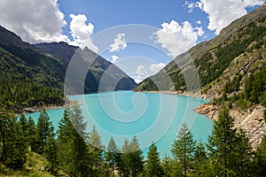 Bionaz Lake on Aosta Valley